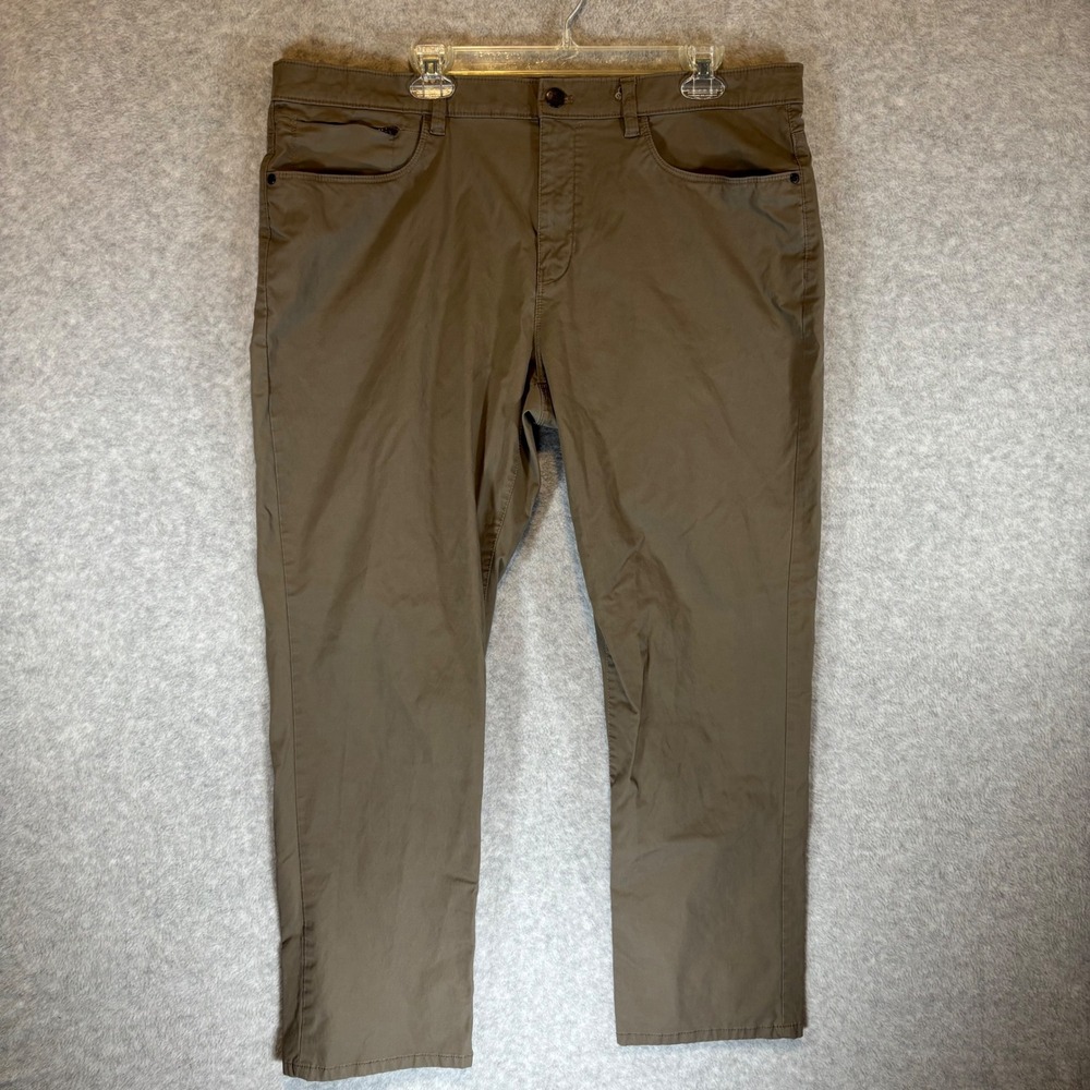 English Laundry Pants Mens 40x30‎ Brown Excellent 5-Pocket Stretch Tech Chino